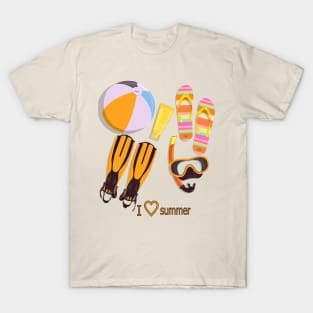 I love summer - Classic summer T-Shirt